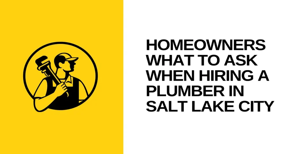 plumber in Salt Lake City
