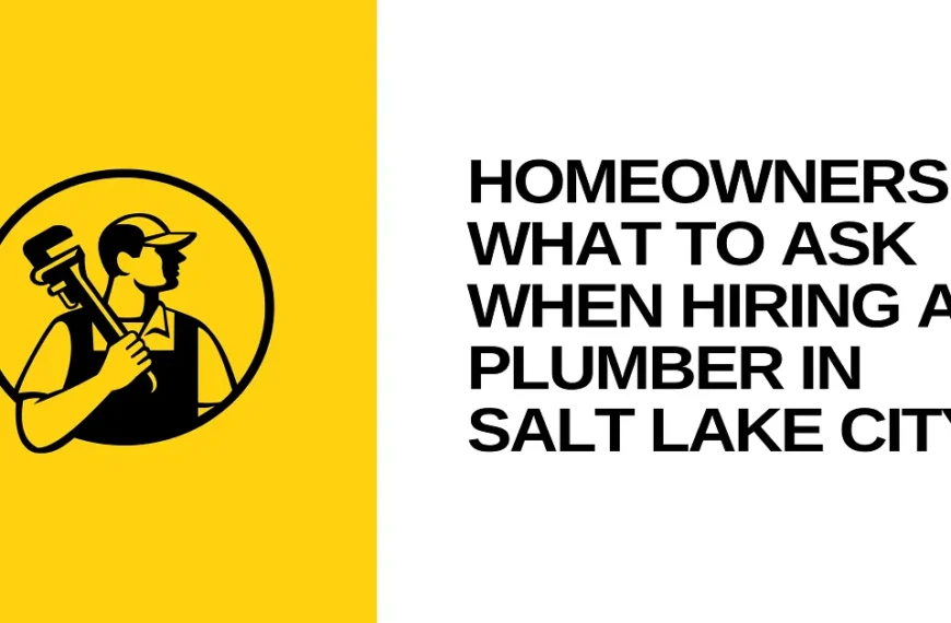 plumber in Salt Lake City